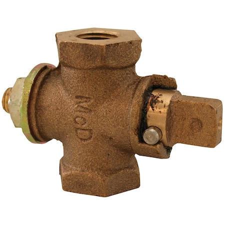 Jones Stephens 1-1/4in. Gas Shut-Off Valve, Tee Head G19125